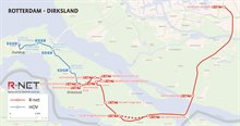 Kaart Rotterdam - Dirksland