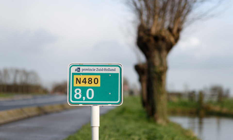N480: werkzaamheden 2 – 6 juni 2025 bij Streefkerk