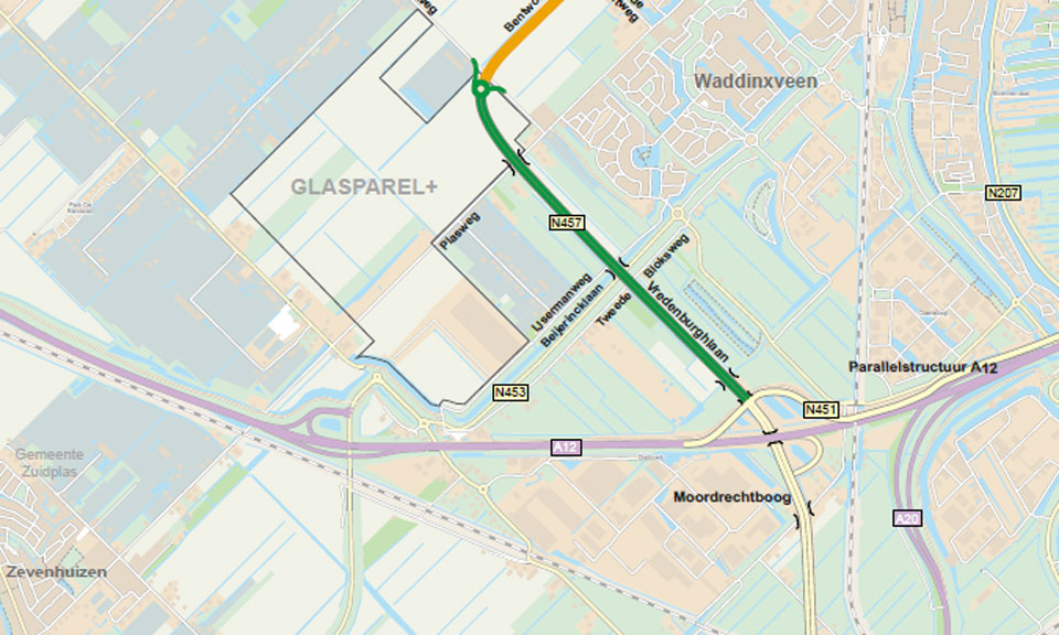 Afbeelding realisatiefase Vredenburghlaan