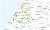 Afbeelding kaart openbare fietsdata