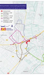 Werkzaamheden Coenecoopbrug autoverkeer
