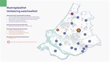 Kaart Maatregelenpakket Verbetering waterkwaliteit