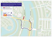 Omleidingskaart fietspad NieuweBroekweg-Kanaaldijk 28-4 tm 1-5-2026