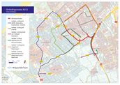 Omleidingsroute die geldt voor weekendafsluiting van N211 Wippolderlaan tussen vrijdag 5 sept 22.00 uur en maandag 8 sept 04.00 uur