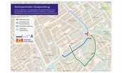Omleidingskaart_Oostpoortbrug