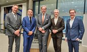 Aad Straathof, Frank Rijkaart, Wouter Kolff, Berend Potjer en Arno Bonte