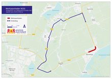 Omleidingskaart werkzaamheden n231