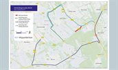 N222 Omleidingenkaart tijdens midweekse afsluiting week 47