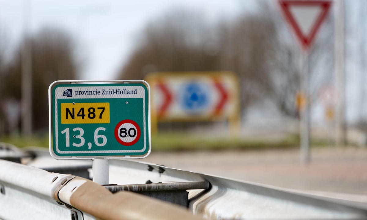 N487: werkzaamheden bij Numansdorp 20 oktober – 1 november 2025