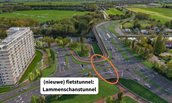 Impressie van de Lammeschanstunnel