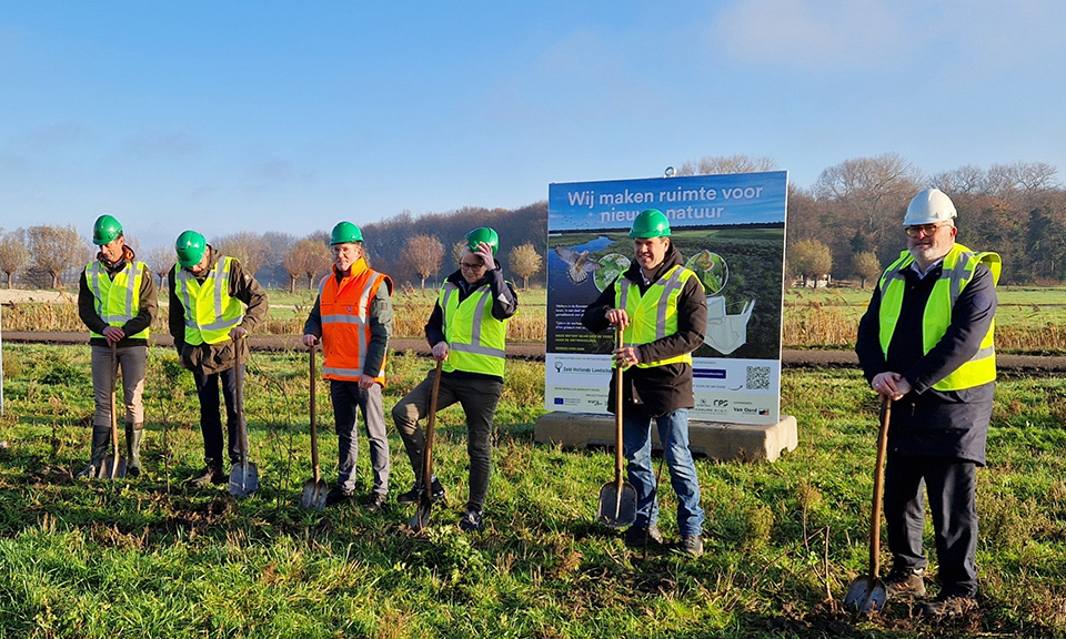 Feestelijke start natuurontwikkeling Bonnenpolder