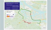 Omleidingskaart N218 Autoverkeer